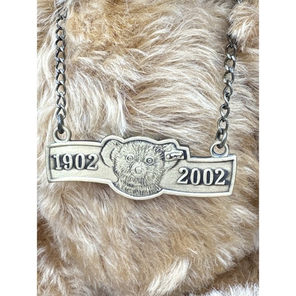 Steiff 100th Anniversary Teddy Bear 1902-2002 Danbury Mint Mohair Growler 666612 - Picture 3 of 11